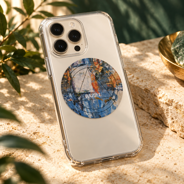 Pastille de protection pour téléphone – Archange Raziel