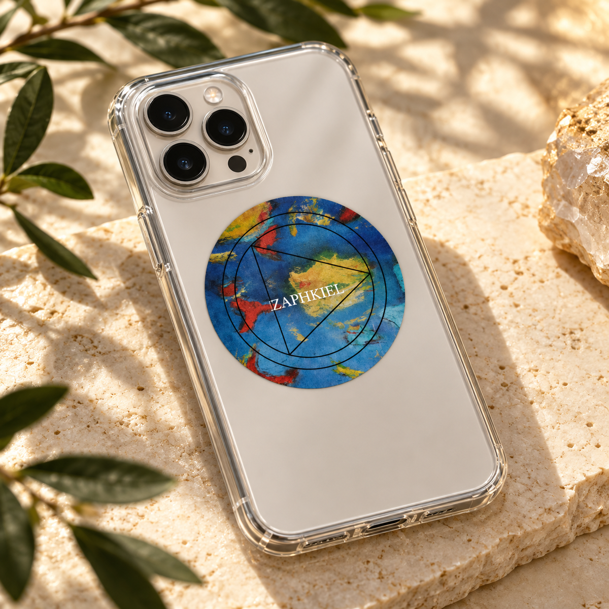 Pastille de protection pour téléphone Archange Zaphkiel