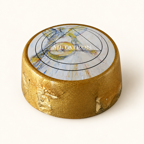 Harmonisateur metatron — photographie sur fond ivoire
